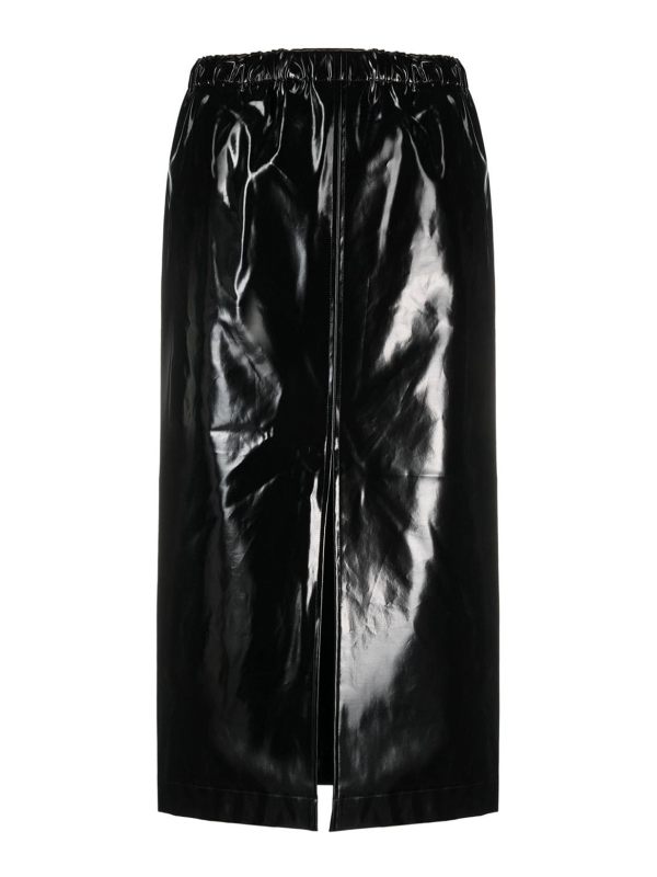 MM6 Maison Margiela Jupe Midi - Noir