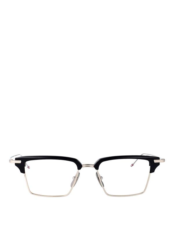 Thom Browne Lunettes De Soleil - Bleu