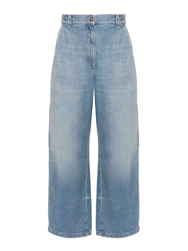 Palm Angels Jean Droit - Bleu
