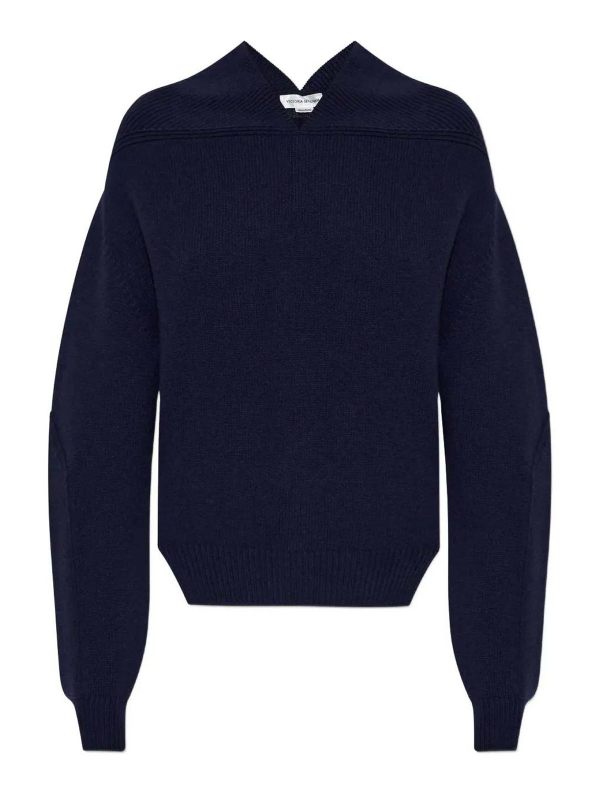 Victoria Beckham Pull Col Rond - Bleu