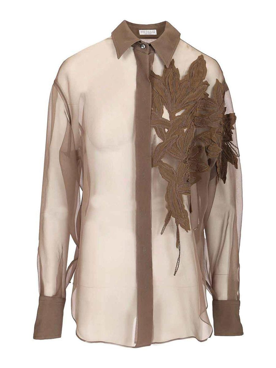 Brunello Cucinelli Chemise - Marron