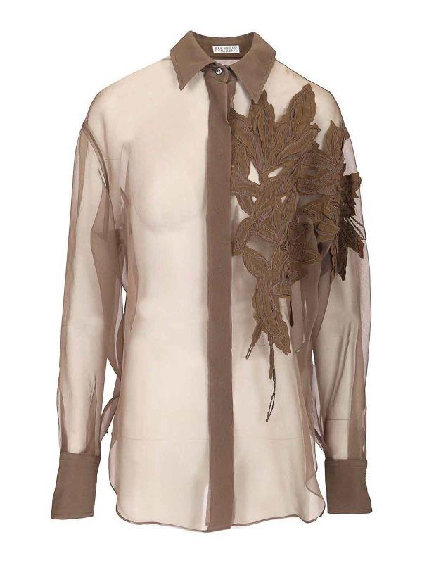 Brunello Cucinelli Chemise - Marron