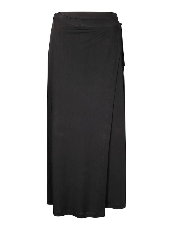 Helmut Lang Jupe Midi - Noir