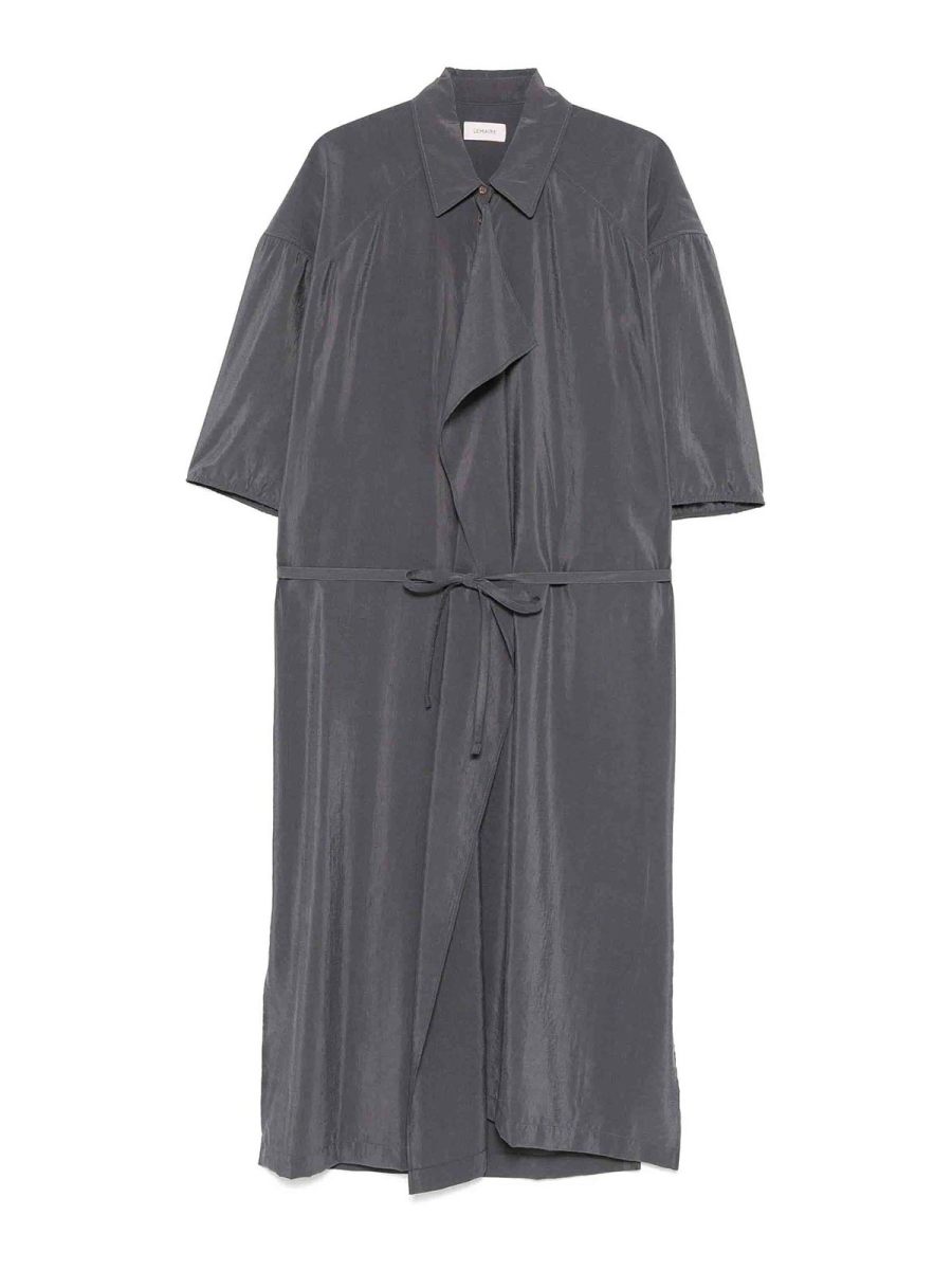 Lemaire Robe Au Genou - Gris