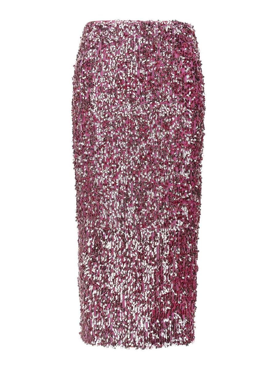 Rotate Birger Christensen Jupe Midi - Multicolore