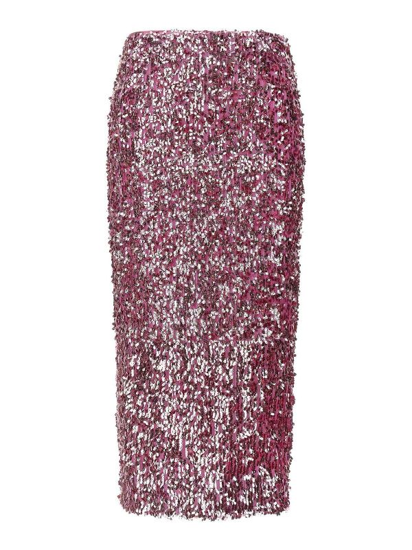 Rotate Birger Christensen Jupe Midi - Multicolore