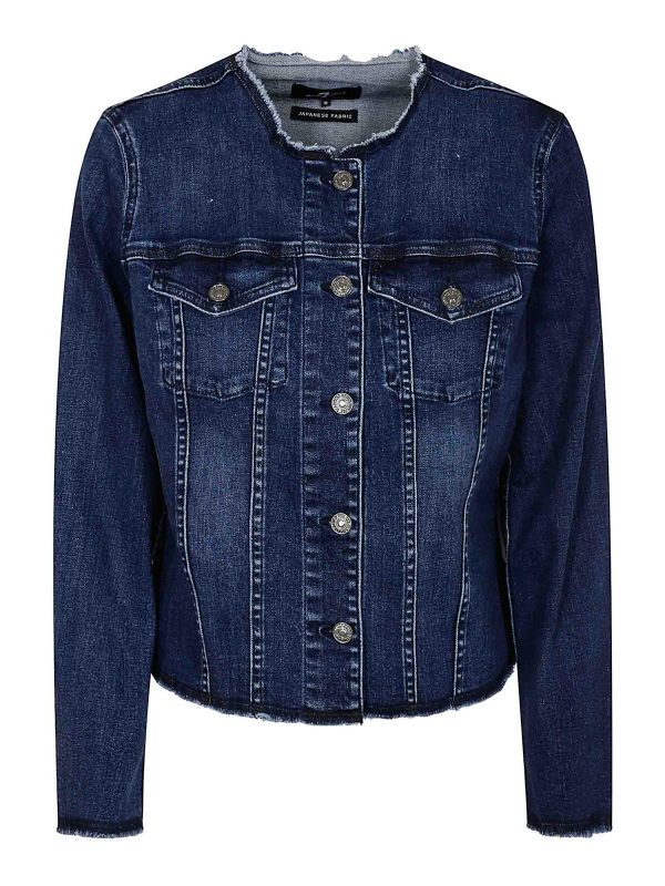 7 For All Mankind Veste Casual - Bleu