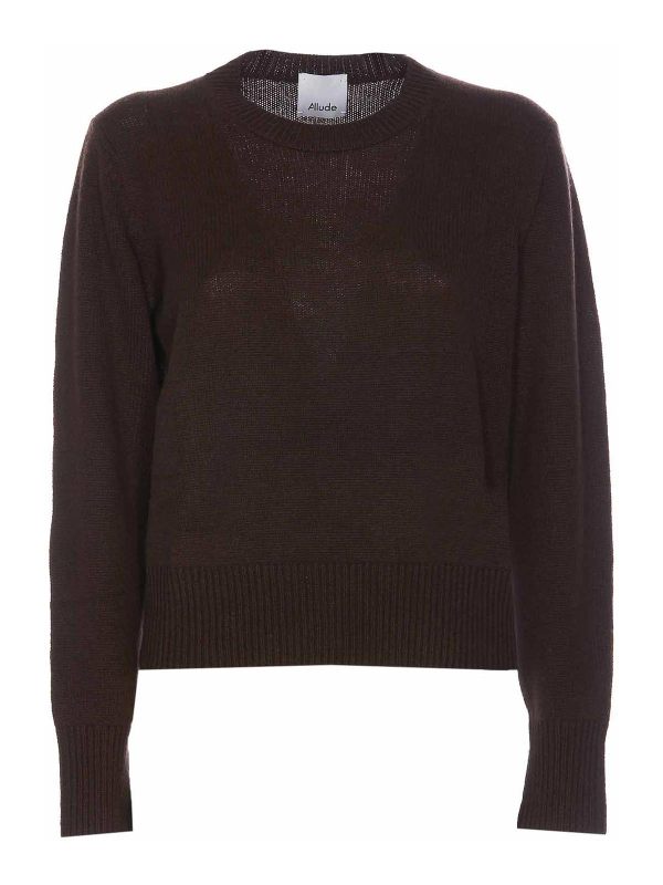 Allude Pull Col Rond - Vert