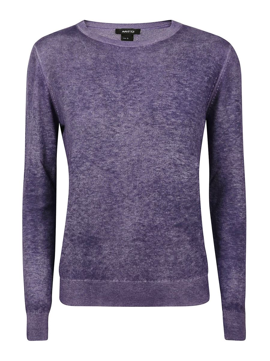 Avant Toi Pull Col Rond - Violet