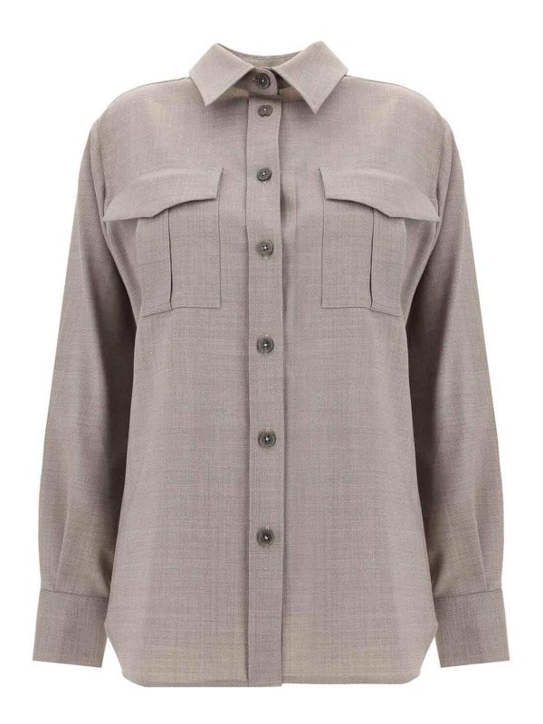 P. A.R. O.S. H. Chemise - Gris Foncé