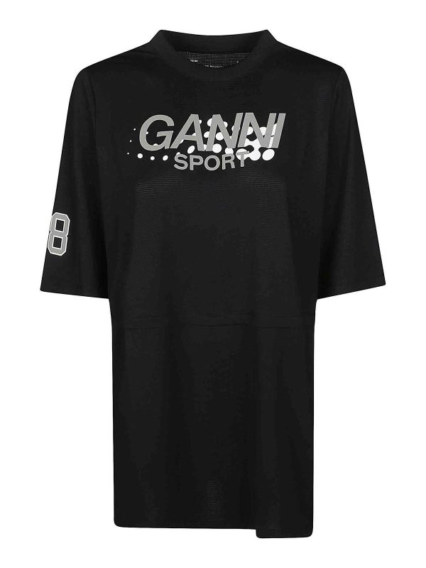 Ganni T-Shirt - Noir