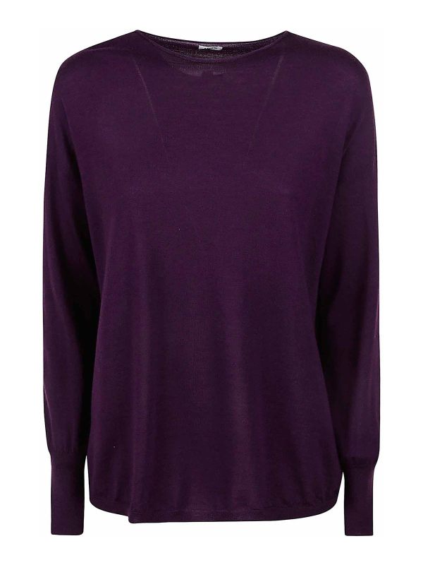 Aspesi Pull Col Rond - Violet