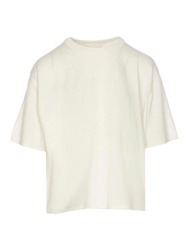 Lisa Yang Pull Col Rond - Blanc