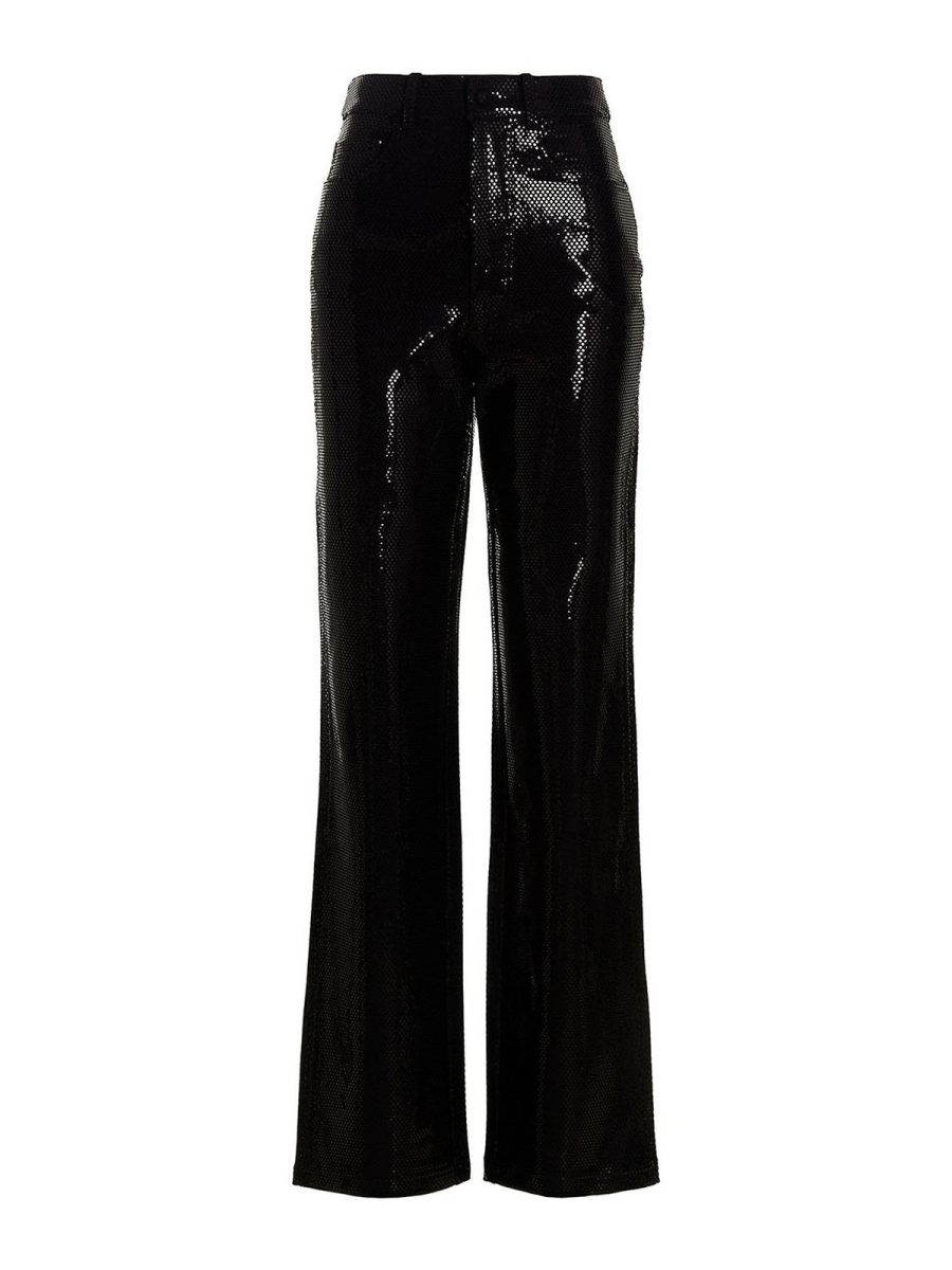 Rotate Birger Christensen Pantalons Décontractés - Noir