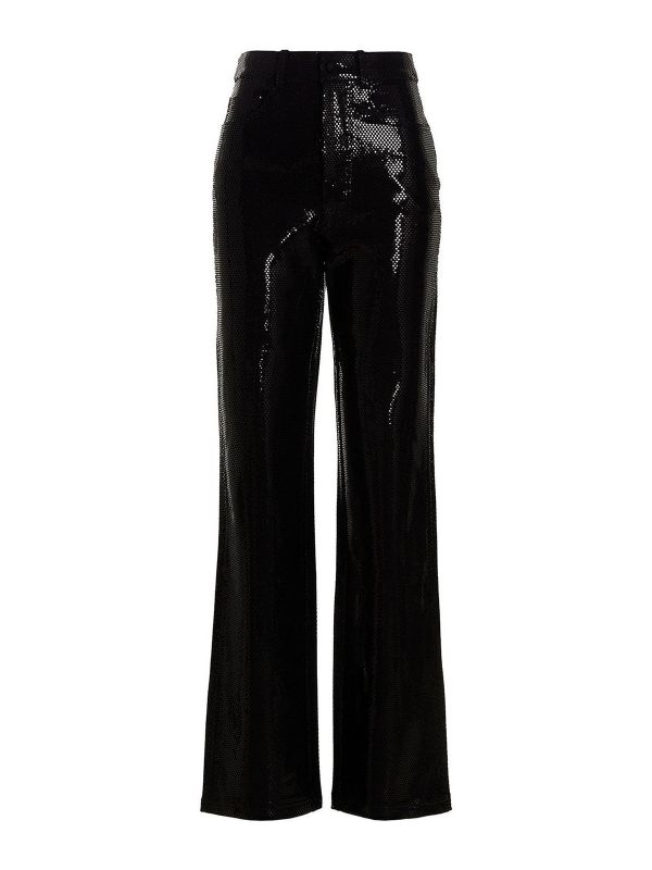Rotate Birger Christensen Pantalons Décontractés - Noir