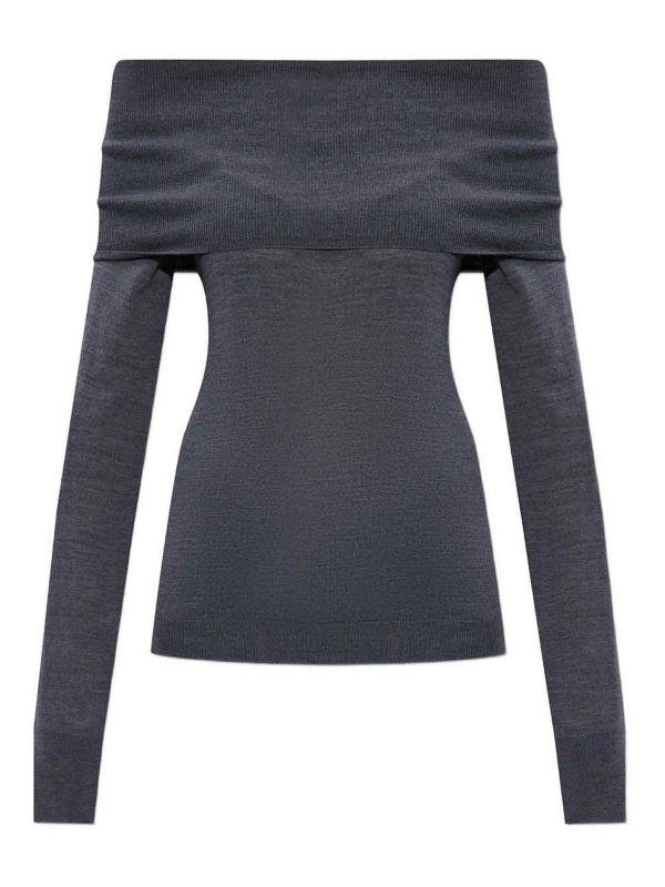 Stella Mccartney Pull Col Rond - Gris
