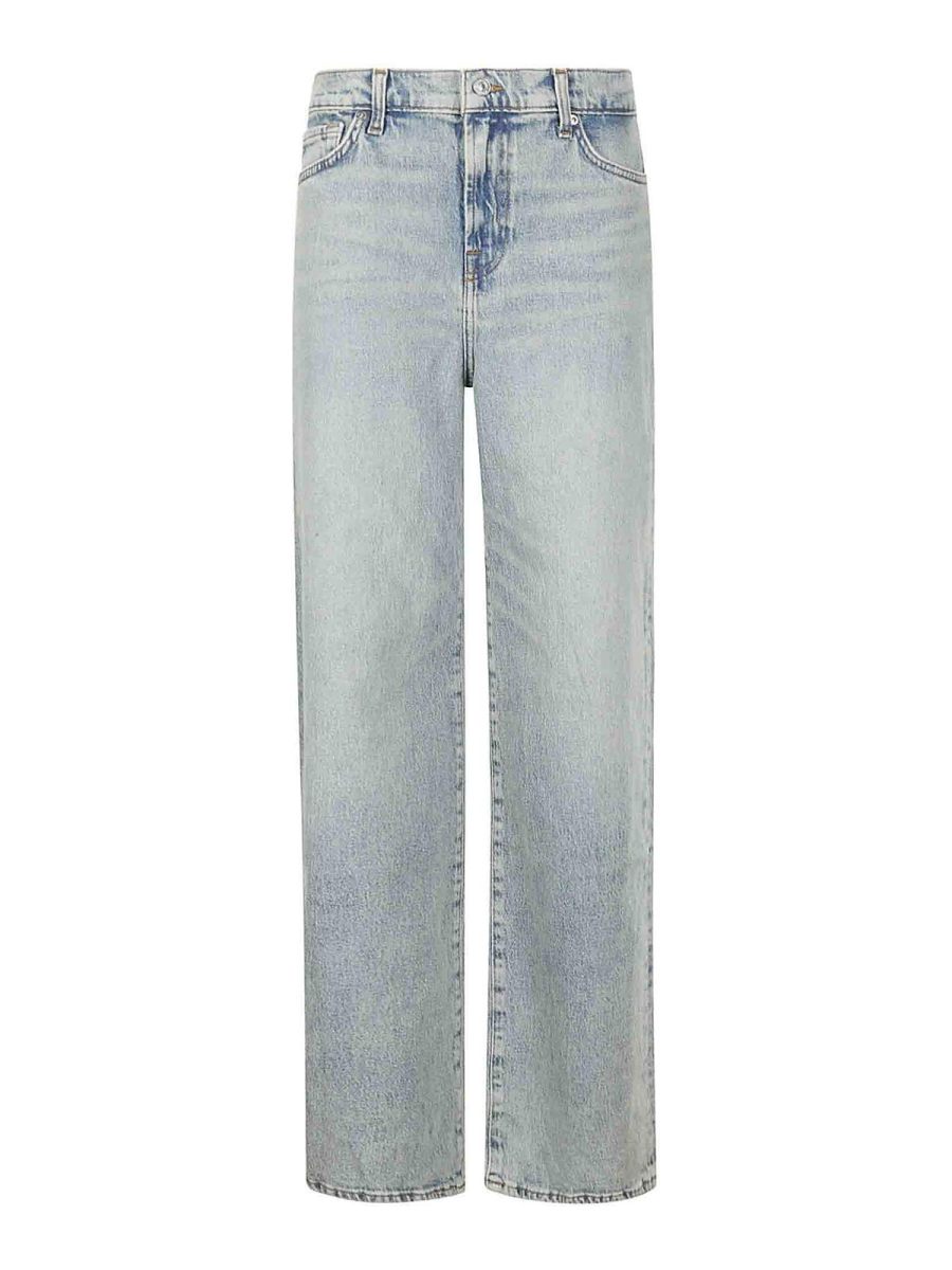 7 For All Mankind Jean Droit - Bleu Clair
