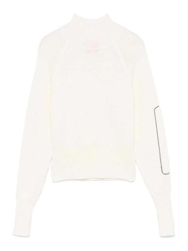 Merci Pull Col Roulé - Blanc