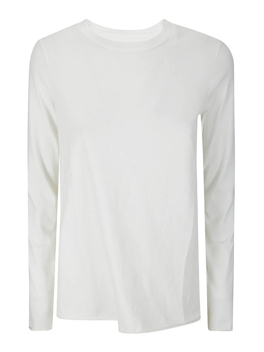 Labo. Art Pull Col Rond - Blanc