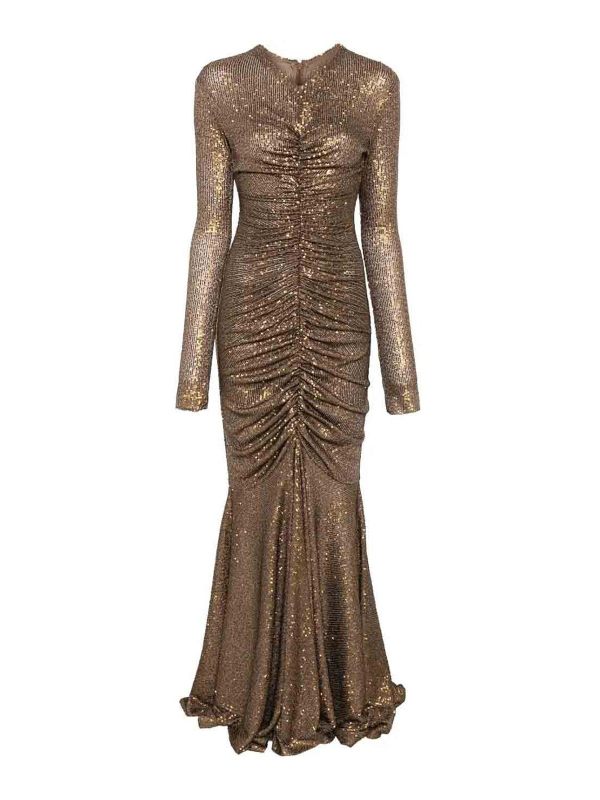 Norma Kamali Robe De Soirée - Bronze