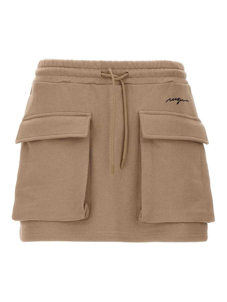 M. S.G. M. Jupe Midi - Beige