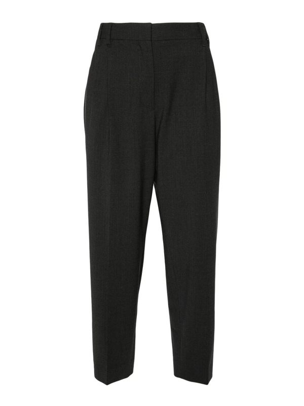 Brunello Cucinelli Pantalons Décontractés - Gris