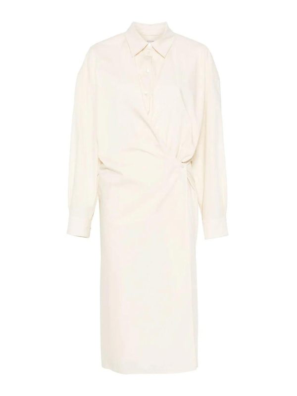 Lemaire Maxi Robe - Crème