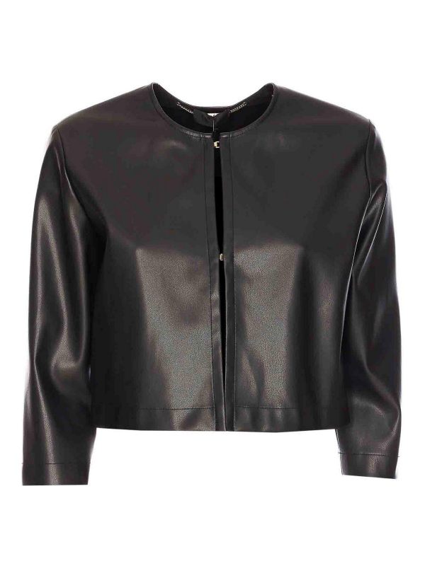Liu Jo Blouson En Cuir - Noir