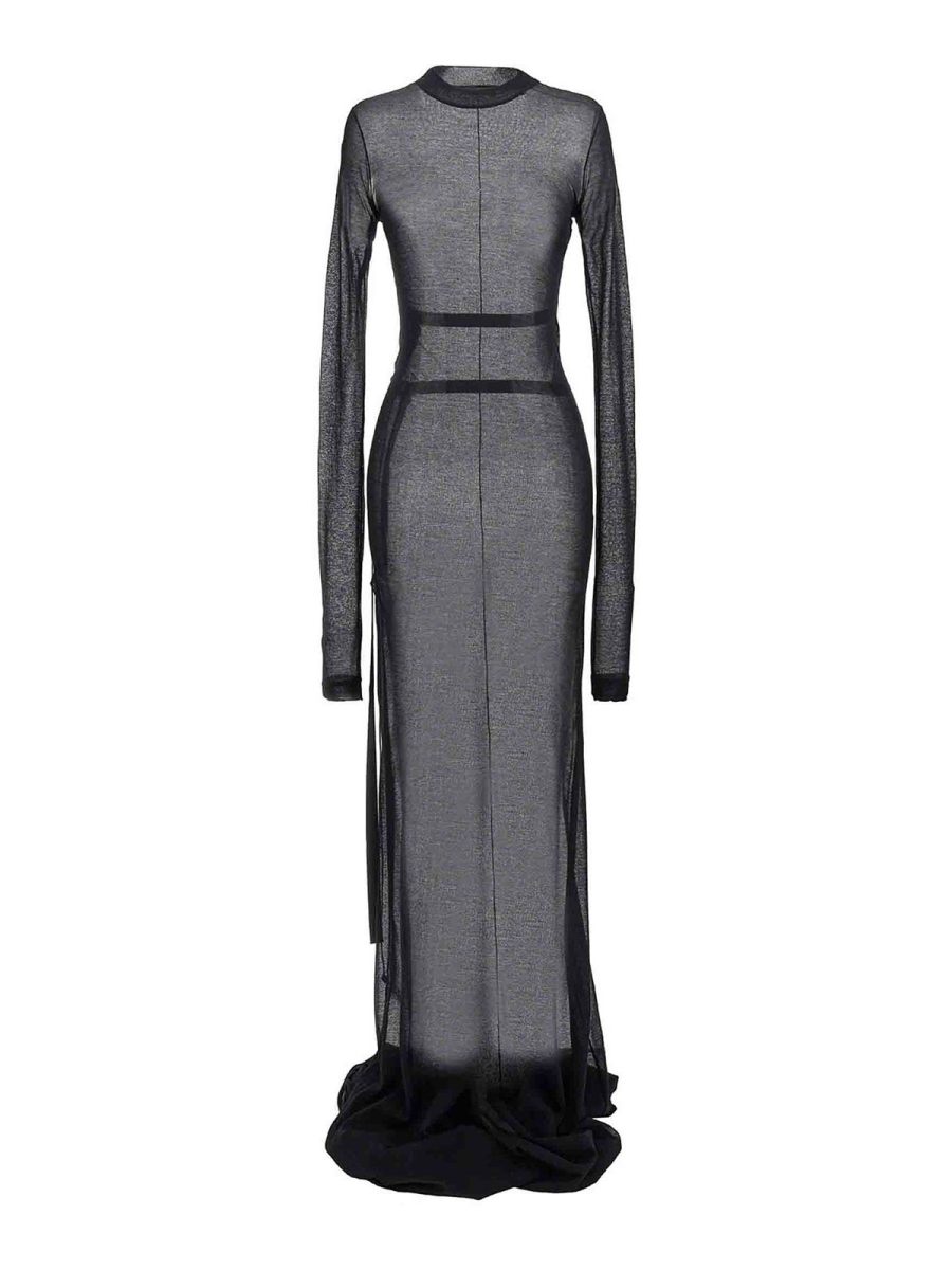 Ann Demeulemeester Robe De Soirée - Noir
