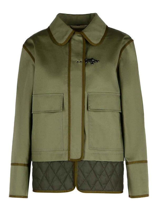 Fay Veste Casual - Vert