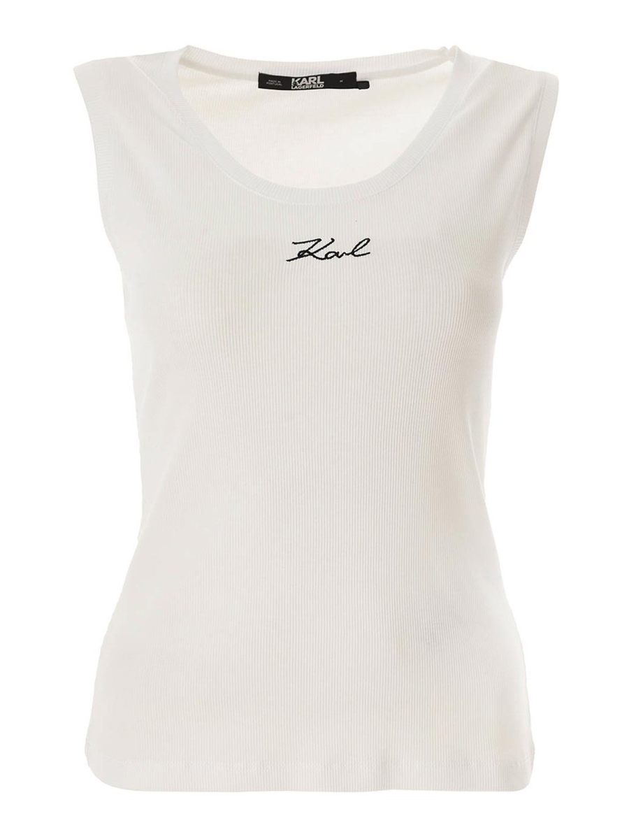 Karl Lagerfeld Top - Blanc