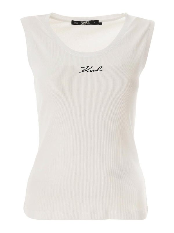 Karl Lagerfeld Top - Blanc