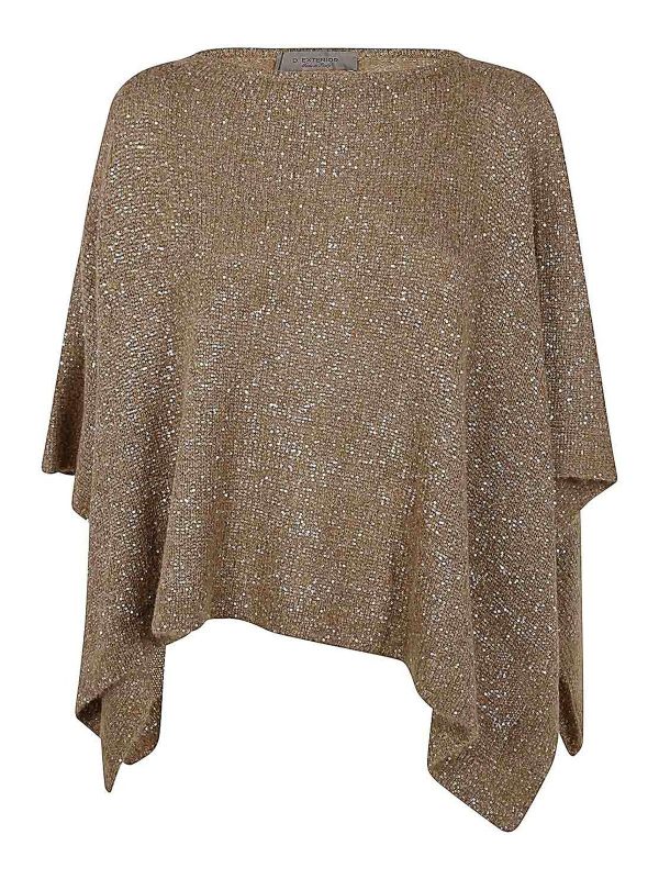 D. Exterior Manteau Au Genou - Marron