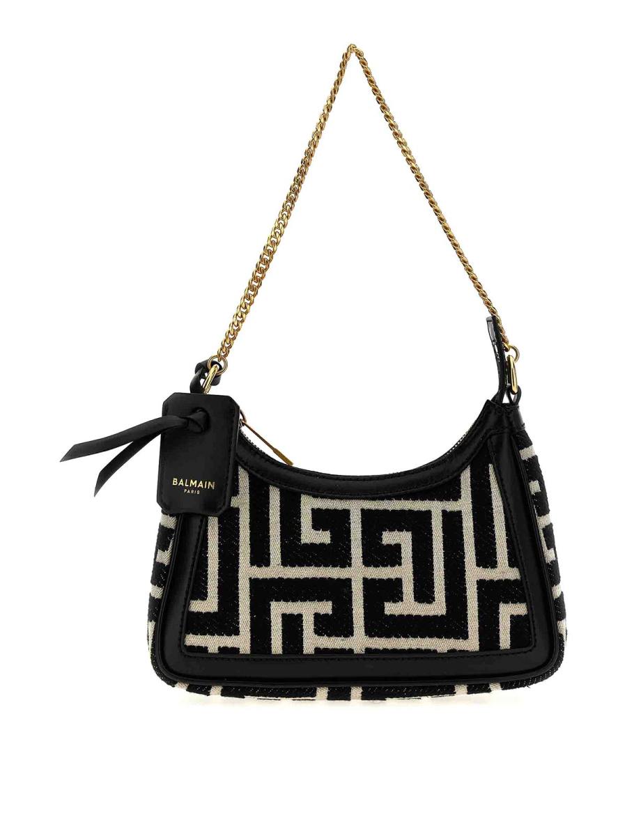Balmain Sac Porté Épaule - Blanc
