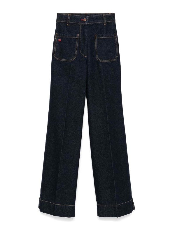 Victoria Beckham Jean Bootcut - Foncé Délavé