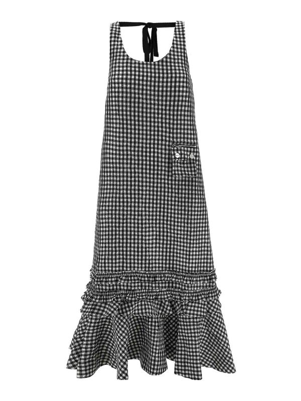 Ganni Maxi Robe - Noir