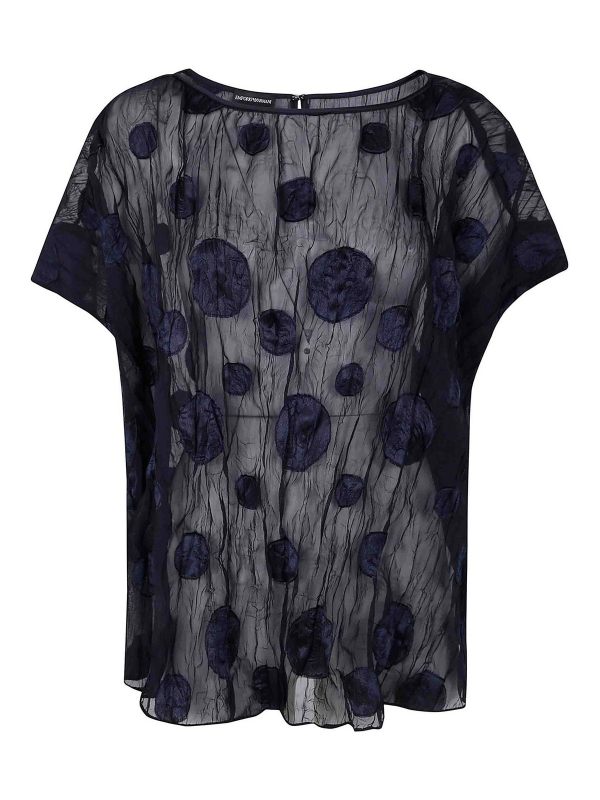 Emporio Armani Top - Bleu