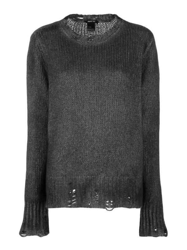 Avant Toi Pull Col Rond - Noir
