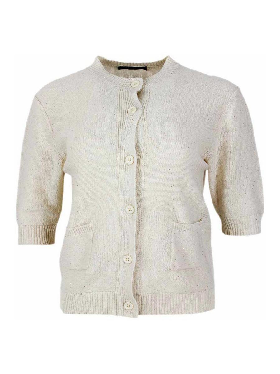 Fabiana Filippi Pull Col Rond - Jaune