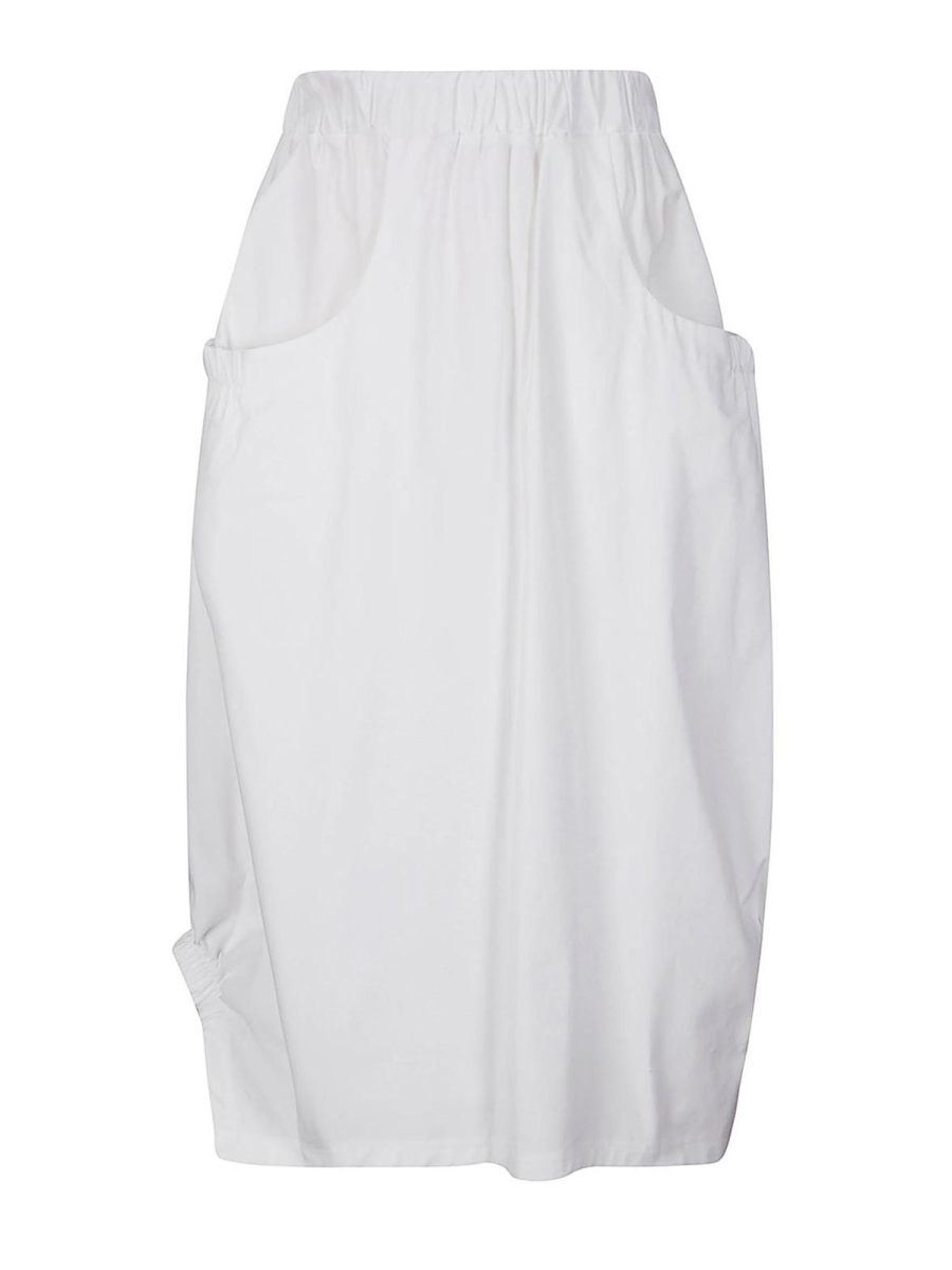 Hira Jupe Midi - Blanc
