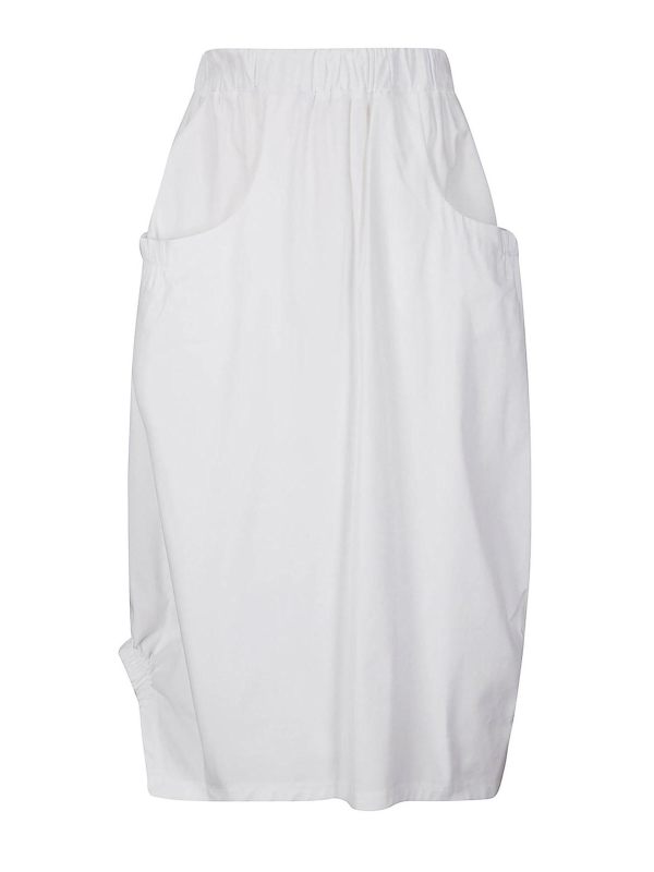 Hira Jupe Midi - Blanc