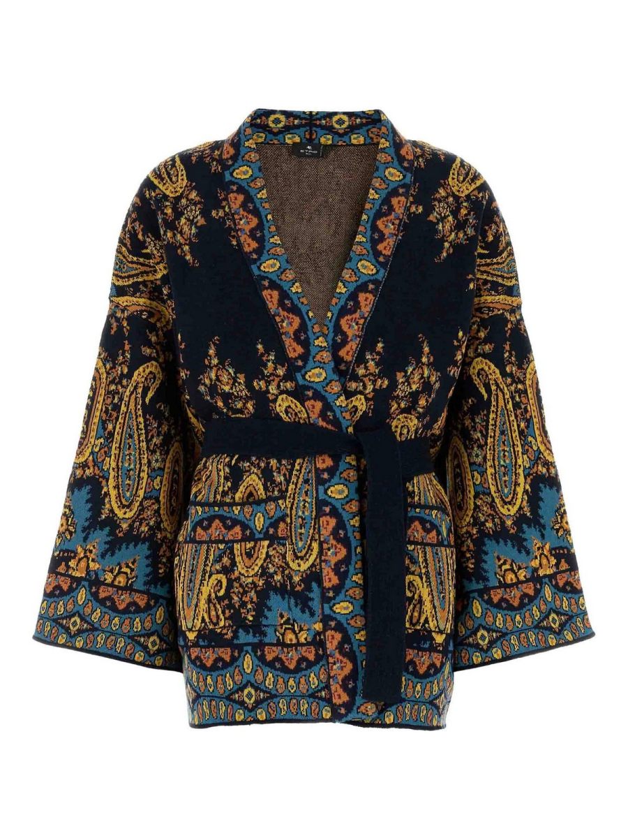 Etro Cardigan - Bleu Foncé