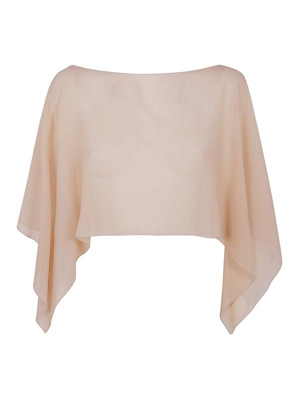 D. Exterior Manteau Au Genou - Rose