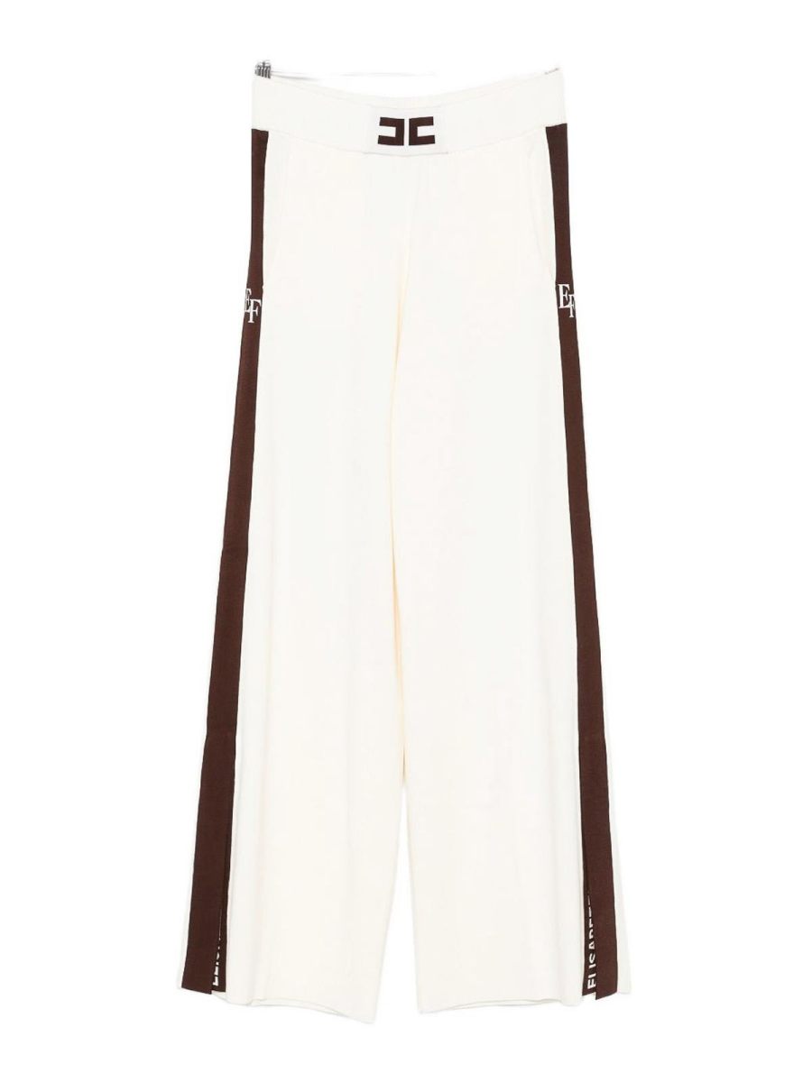 Elisabetta Franchi Pantalons Décontractés - Beige