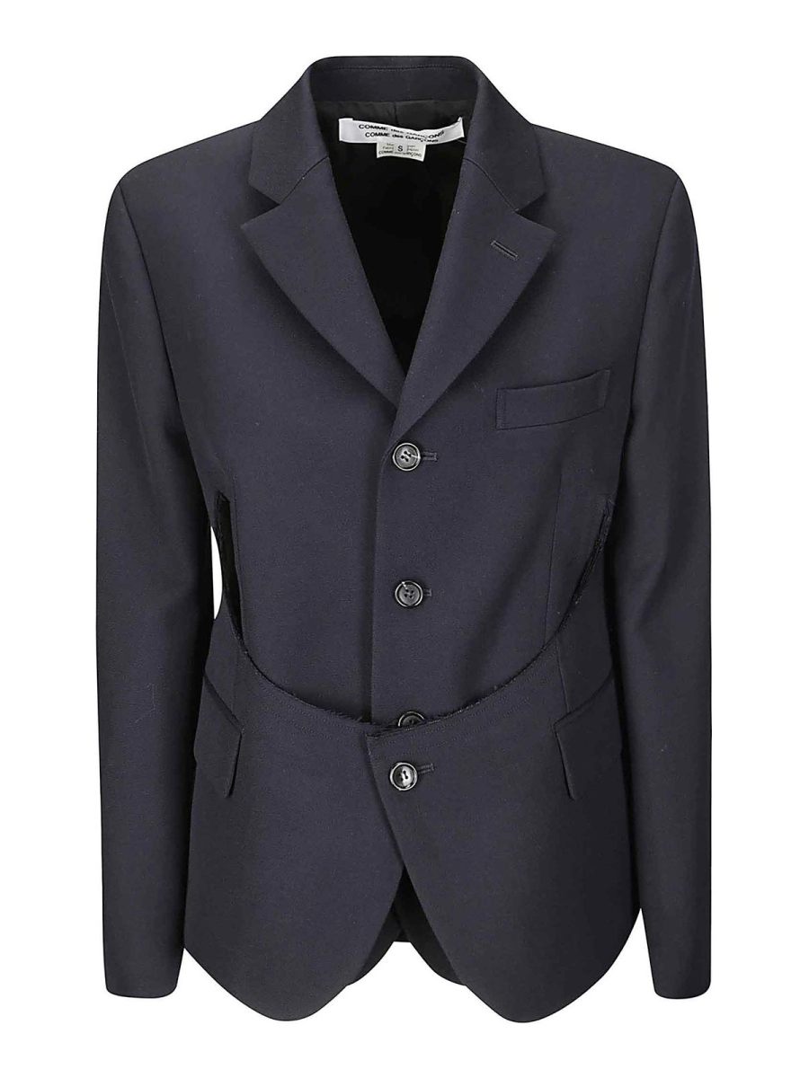Comme Des Garcons Veste Casual - Bleu Foncé
