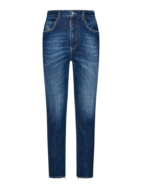 Dsquared2 Jean Bootcut - Bleu
