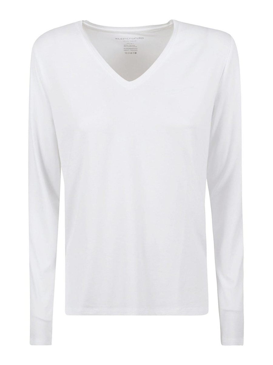 Majestic Filatures T-Shirt - Blanc