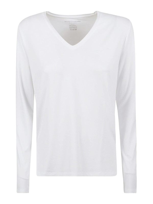 Majestic Filatures T-Shirt - Blanc