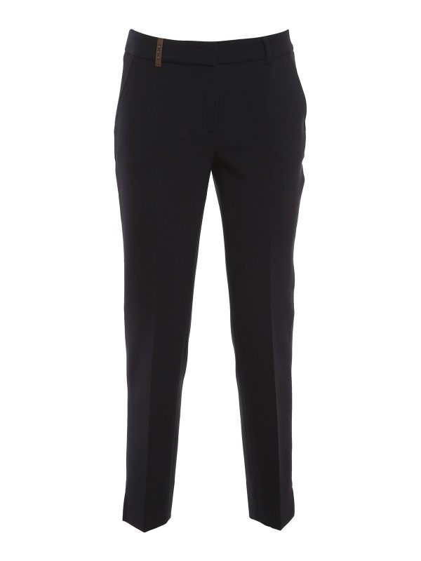 Peserico Pantalons Décontractés - Bleu