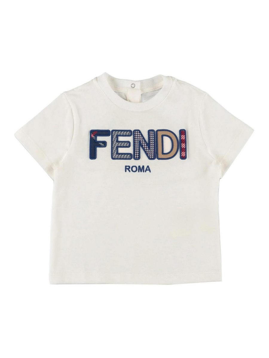 Fendi Jr T-Shirt - Blanc